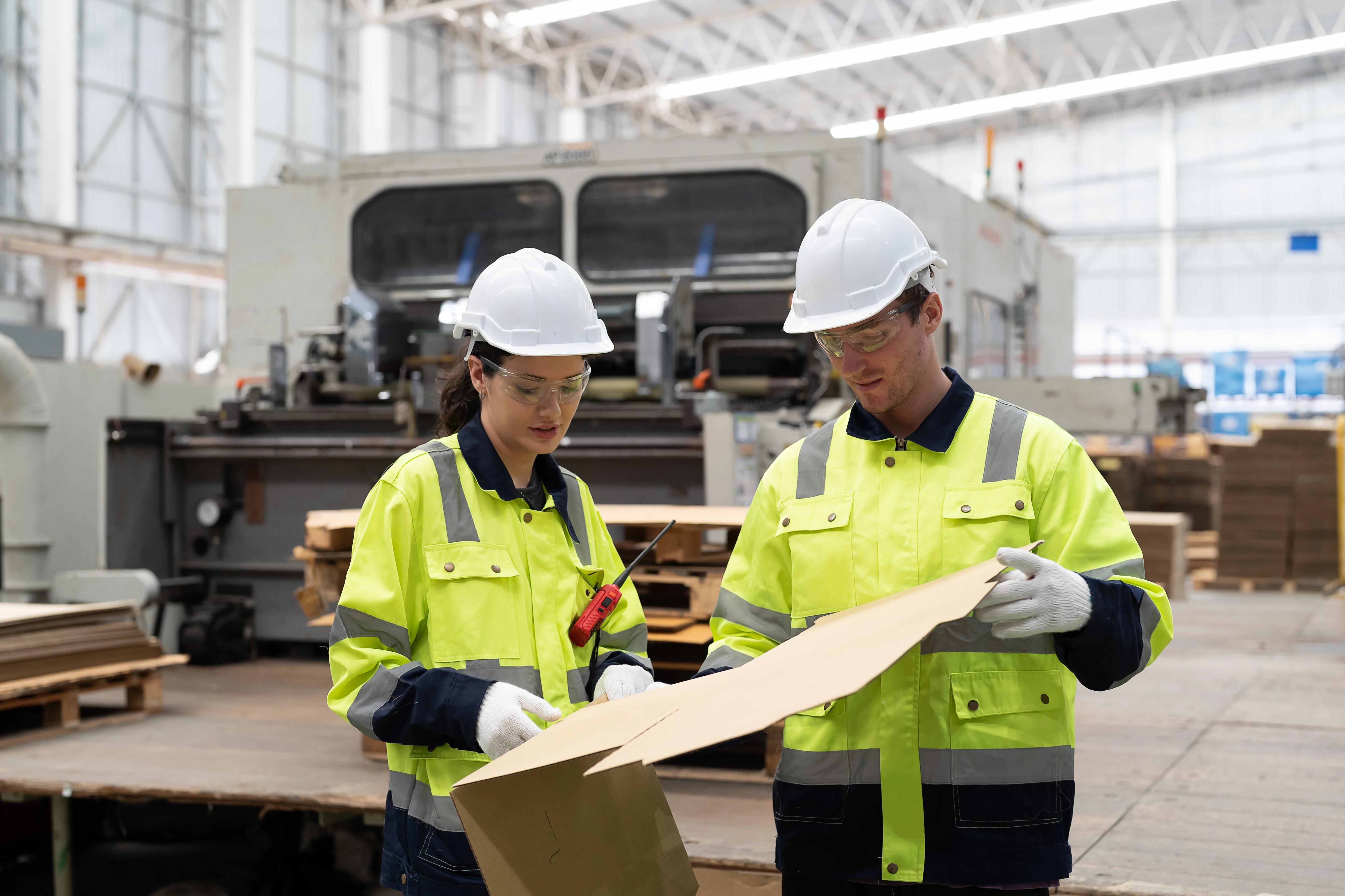 Conducteur d'équipement de fabrication de papier ou de carton