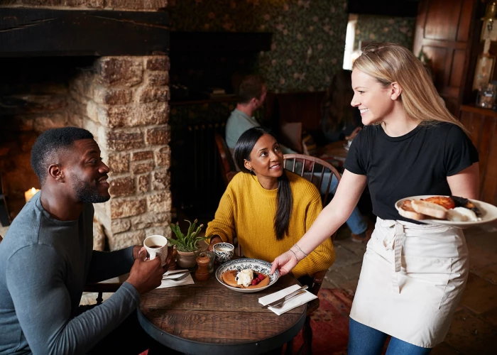 Serveur café, bar brasserie