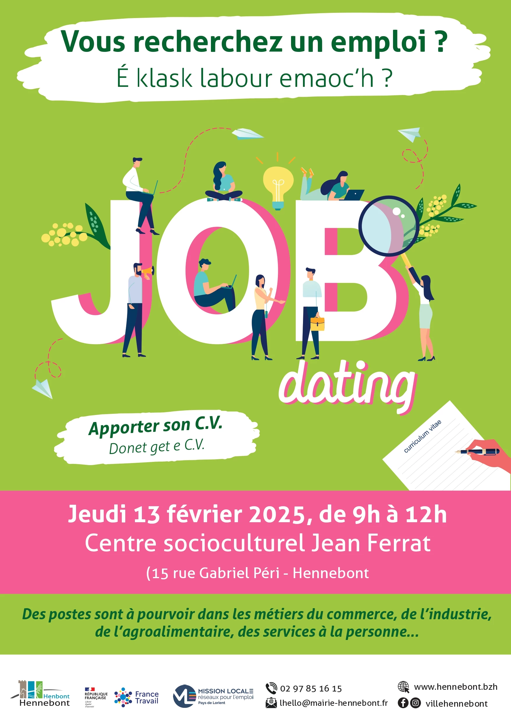 Forum emploi - Ville d'Hennebont