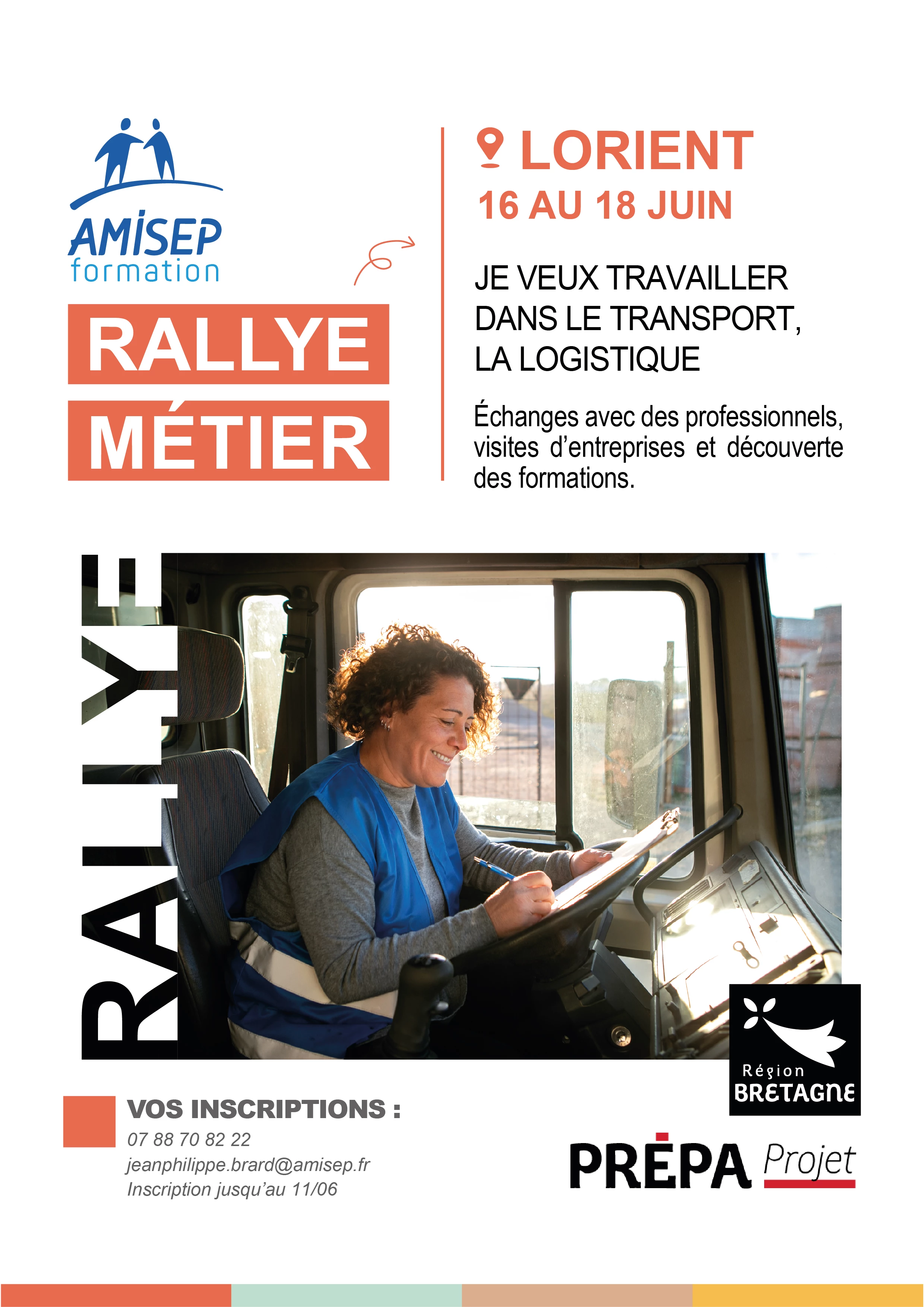 Je veux travailler dans le transport, la logistique