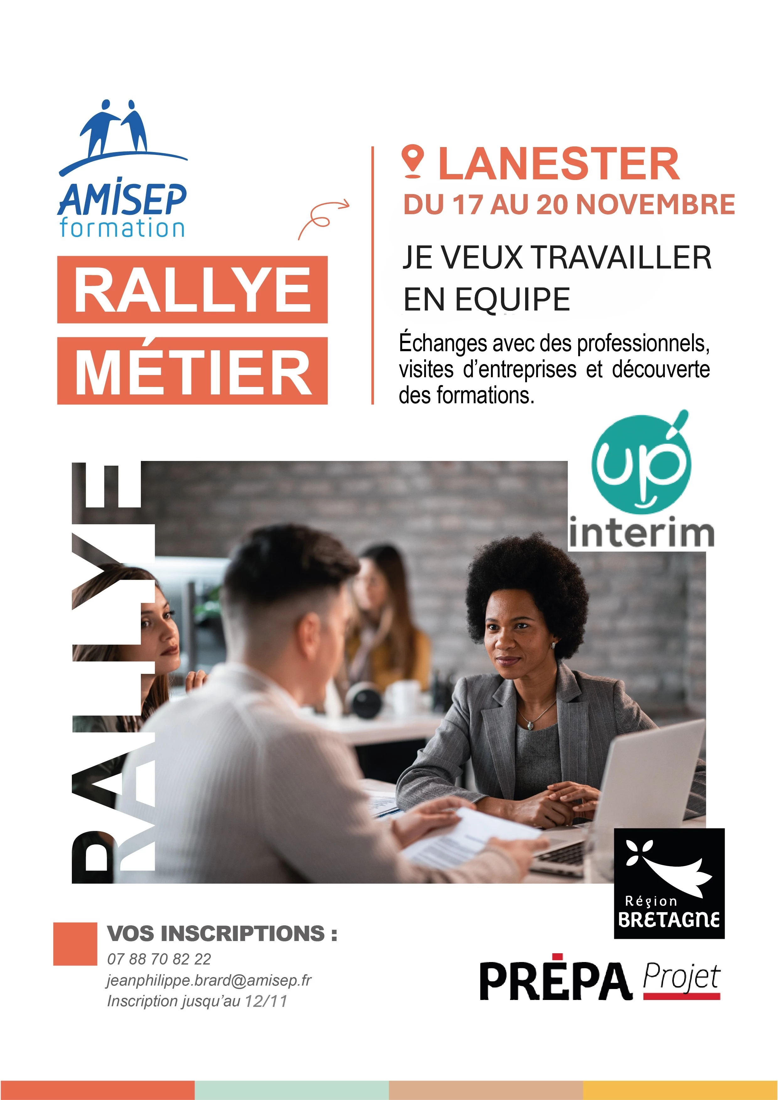 Rallye métier : je veux travailler en équipe